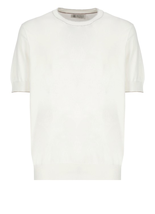 Brunello Cucinelli Cotton-jersey T-shirt In White