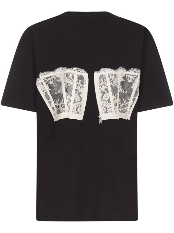 Shop Alexander Mcqueen Black Cotton Jersey Oversize T-shirt