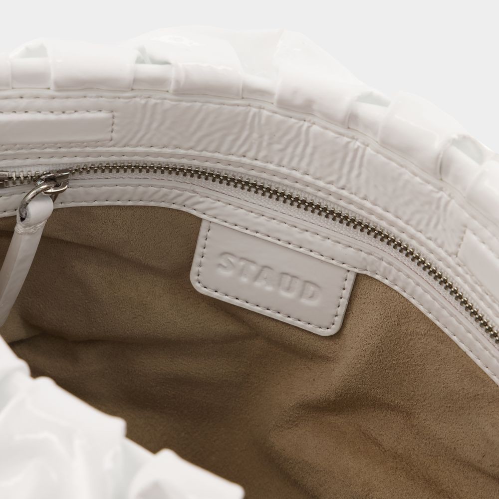 Staud Phoebe Bag - Leather - White In White