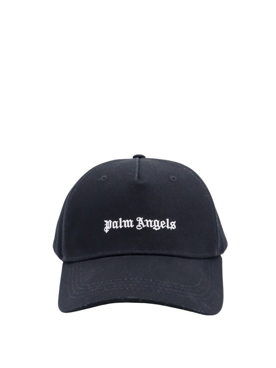 Shop Palm Angels Cotton Hat In Black