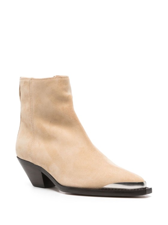 Isabel Marant Beige Ankle Boots In Neutrals