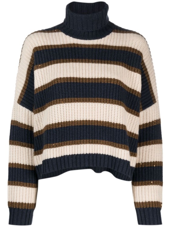 Brunello Cucinelli Multicolour Wool Sweater