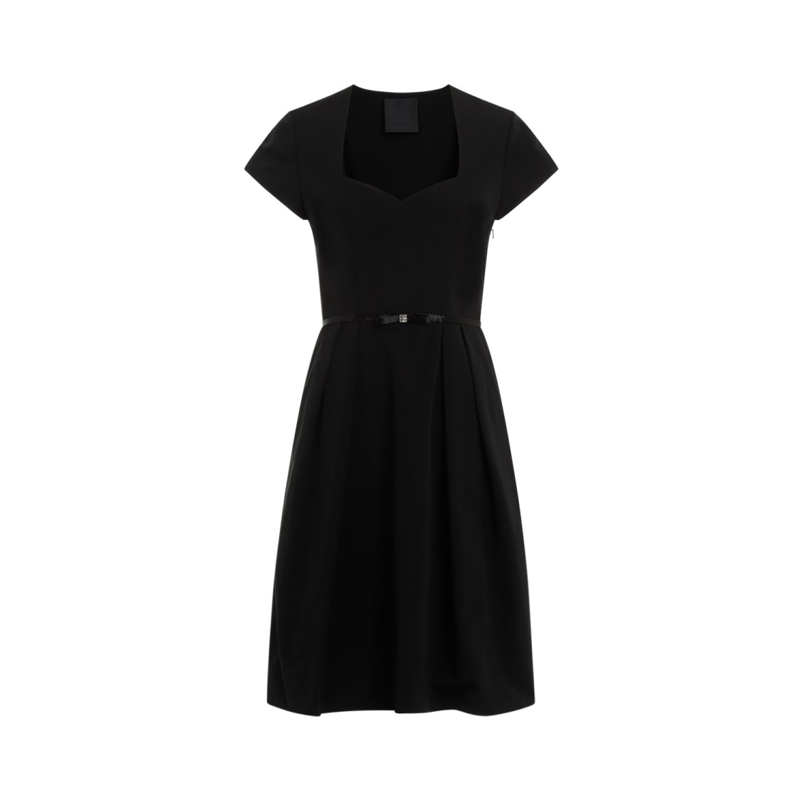 GIVENCHY GIVENCHY BLACK COTTON SHORT DRESS 