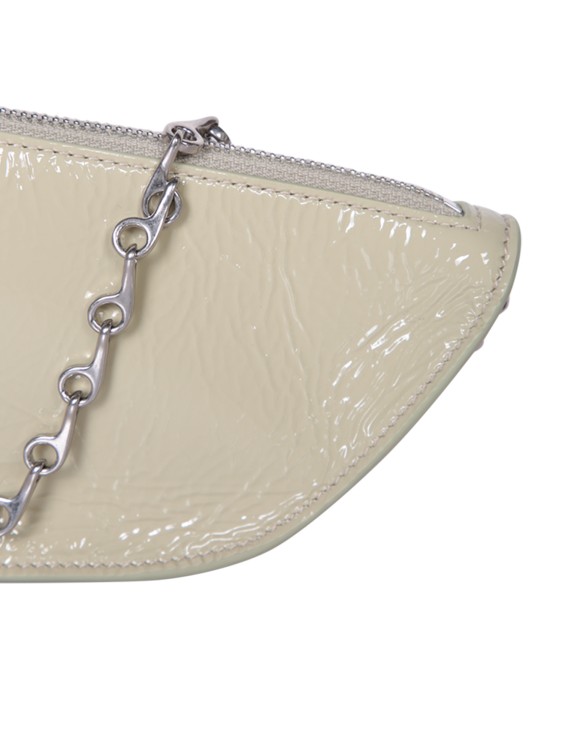 Shop Burberry Leather Cross-body Bag In Neutrals