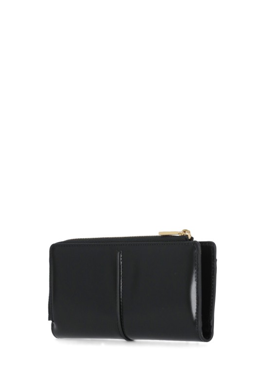 Shop Tod's Black Smooth Leather Wallet