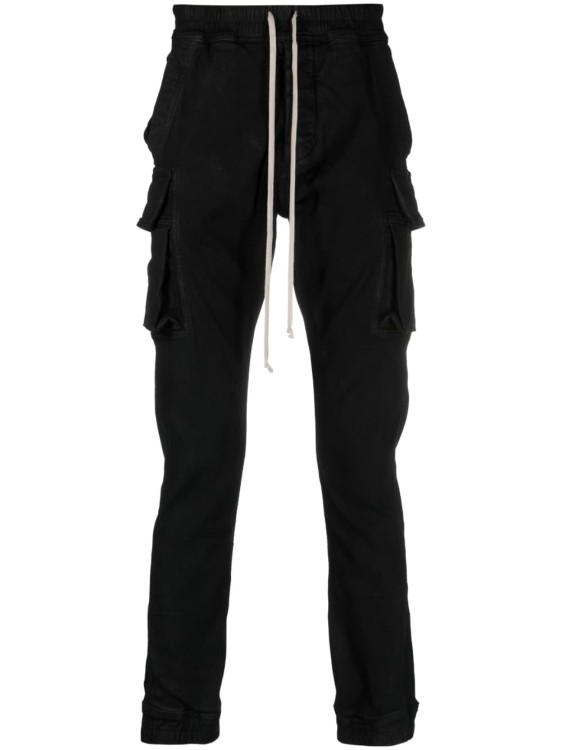 Rick Owens Mastodon Cut Drawstring Pant In Black