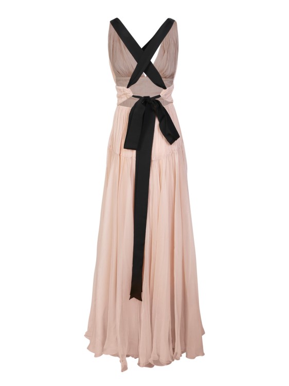 Shop Maria Lucia Hohan Pink Calliope Long Dress