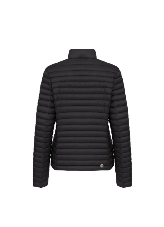 Shop Colmar Originals Black Jacket In Ultralight Recycled Fabric Jacket