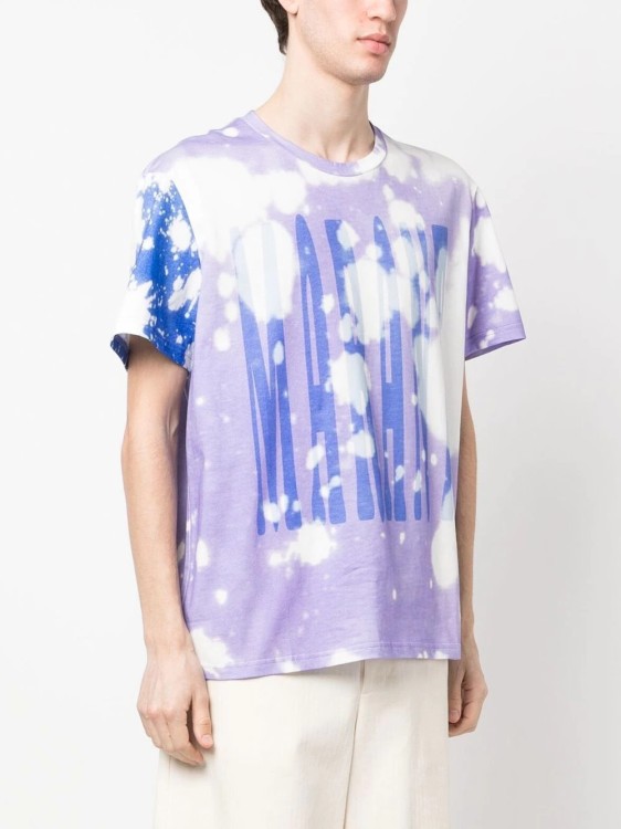 Shop Marant Honore Tie & Dye Multicolor T-shirt In White