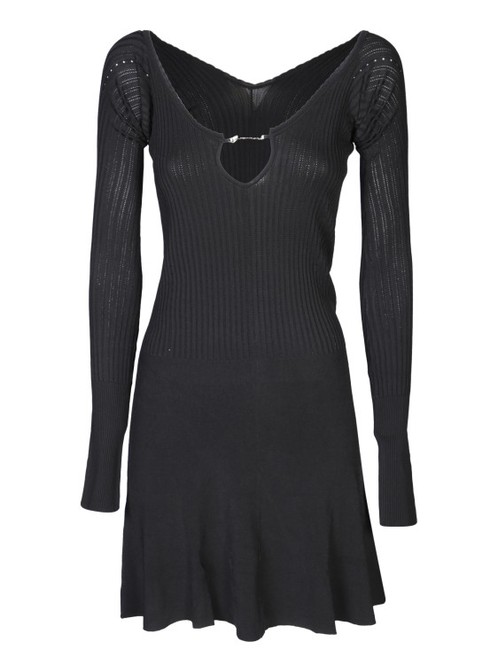 Jacquemus Viscose Dress In Black