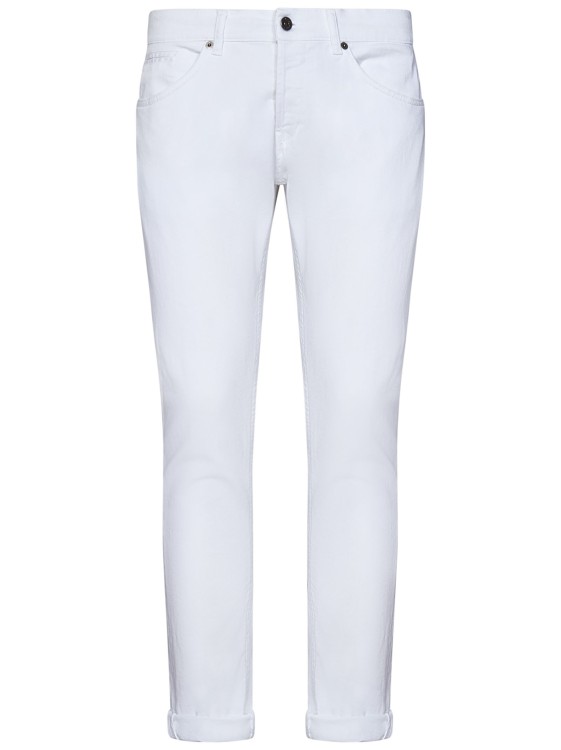 Shop Dondup Skinny-fit Jeans In White