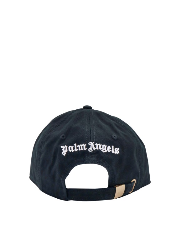 Shop Palm Angels Cotton Hat With Monogram In Black