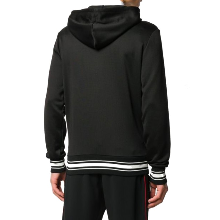 Shop Alexander Mcqueen Logo Hooded Sweatshirt In Black