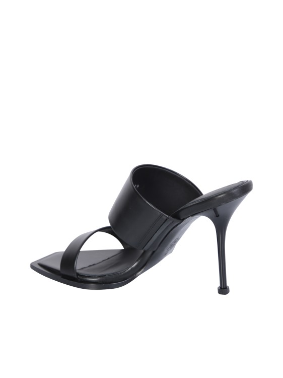 Alexander Mcqueen Outlet: sandal in laminated leather - Silver  Alexander  Mcqueen heeled sandals 734993W4WG1 online at