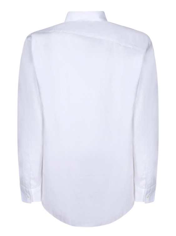 Shop Comme Des Garçons Off-center Fastening White Shirt