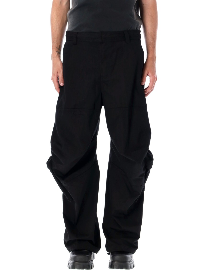 Shop Diesel P-arne Cargo Pants In Black