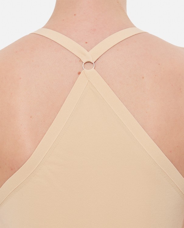 Quira Viscose Dancer Tank Top In Neutrals