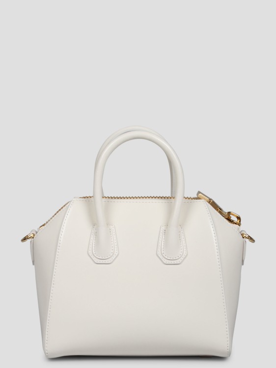 Shop Givenchy Mini Antigona Bag In White