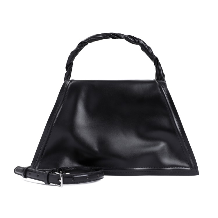 Shop Y/project Wire Black Cow Leather Handbag