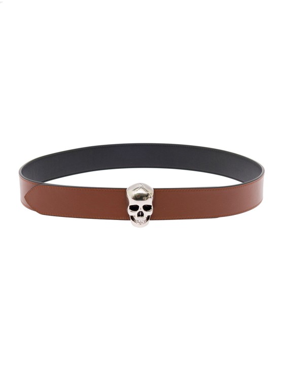 Alexander Mcqueen 4cm Teschio In Black