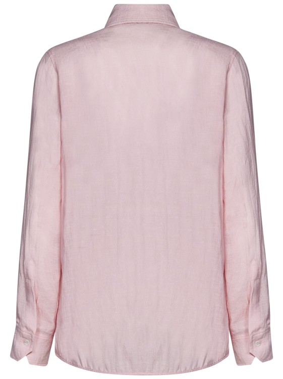 Shop N°21 Light Pink Linen Blend Shirt