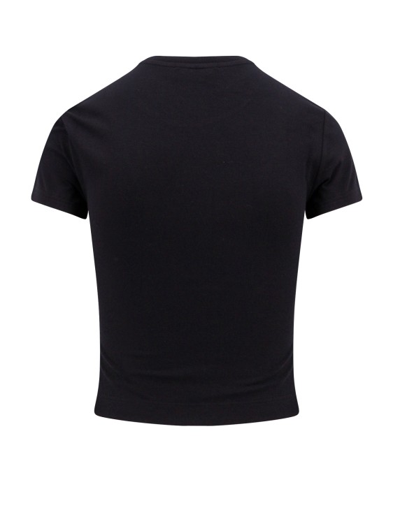 Shop Dolce & Gabbana Cotton T-shirt With Animalier Monogram In Black