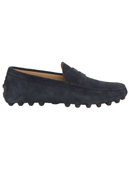 Tod's Gommino Macro Loafers In Blue