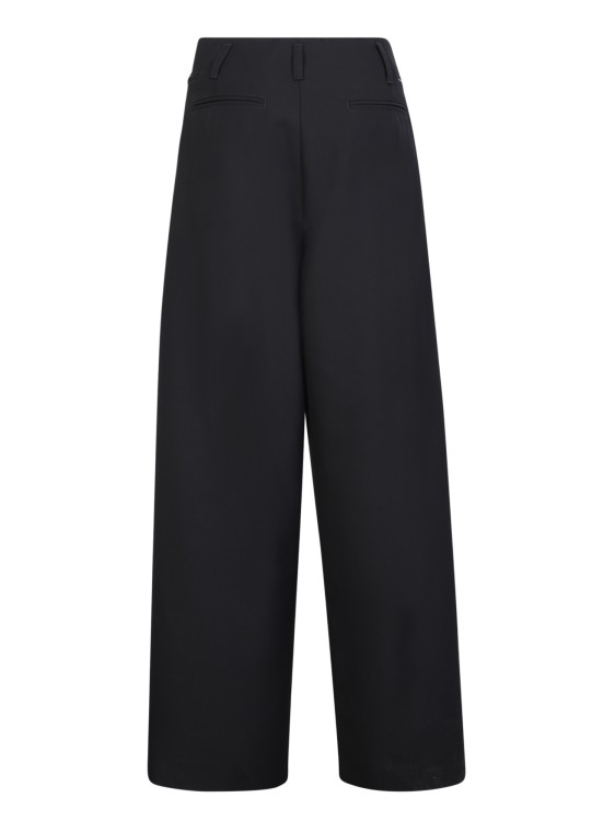 Ambush Wide-leg Tailored Trousers In Black