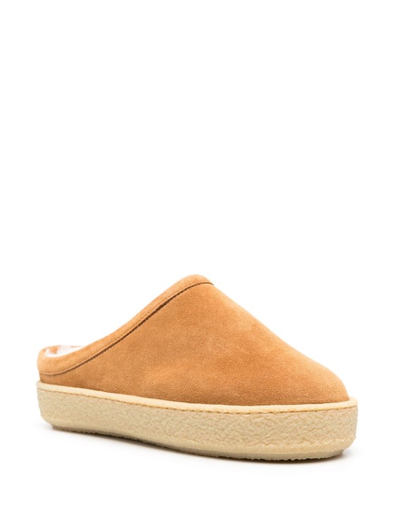 Shop Isabel Marant Brown Suede Mules Shoes In Neutrals