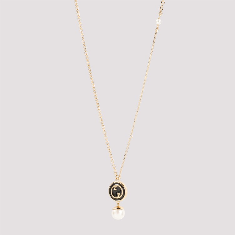 Shop Gucci Blondie Pendant Necklace In Gold