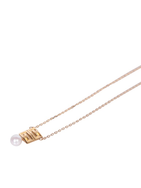 Shop Givenchy Pearl Metal Necklace In Not Applicable