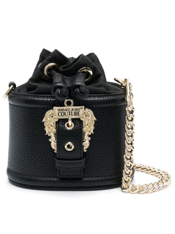 Versace Jeans Couture Black Bucket Bag