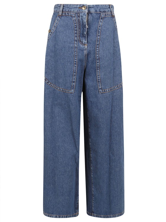 Shop Etro Cotton Denim Jeans In Blue