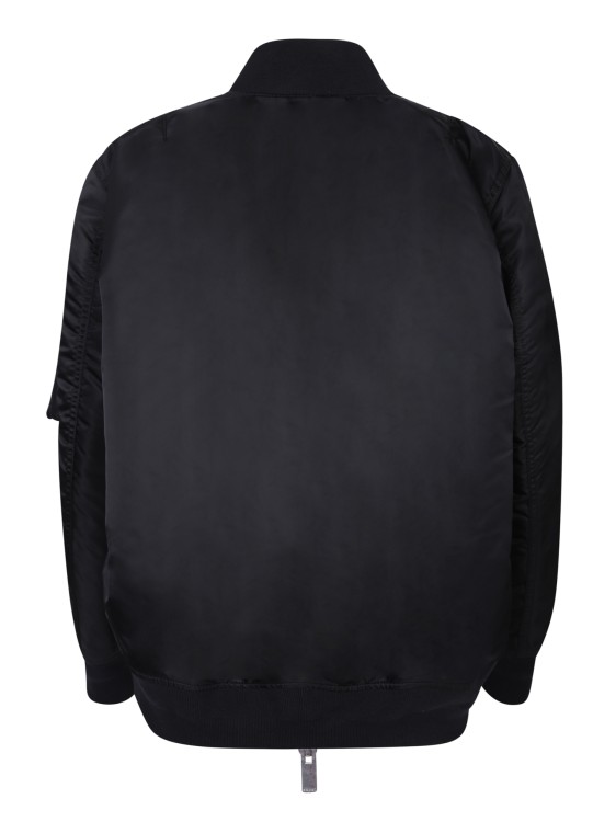 Shop Sacai Nylon Bomber Jacket In Black