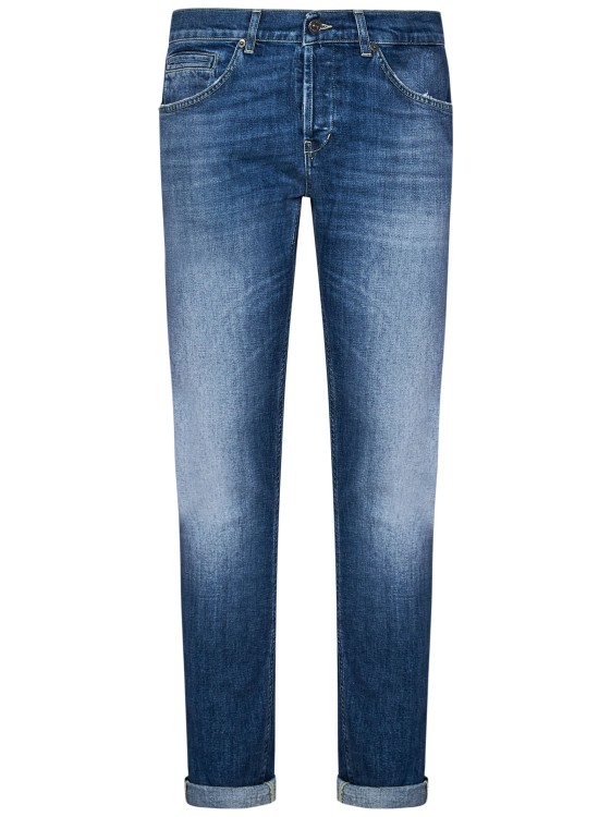 Shop Dondup Blue Skinny-fit Jeans In Green