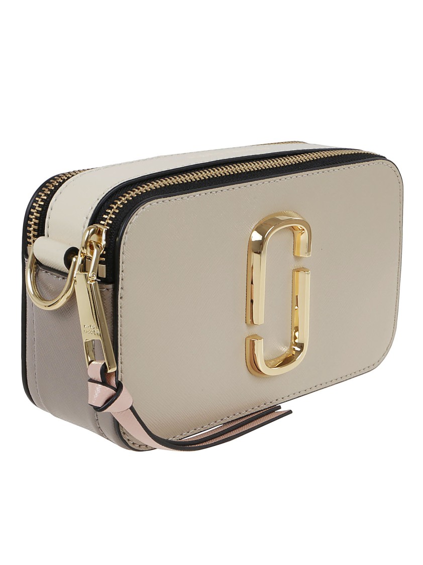 Marc Jacobs Zippered Shoulder Bag In Neutrals