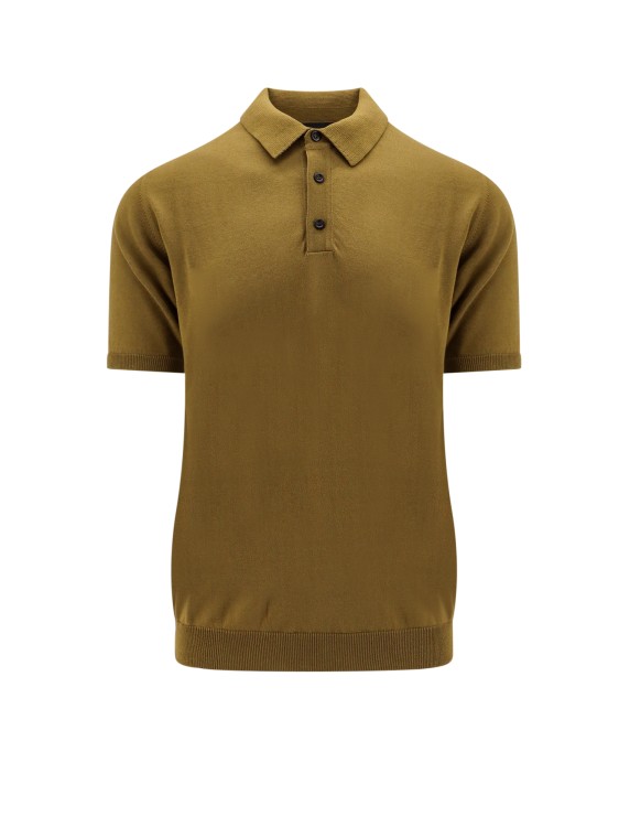 Shop Roberto Collina Cotton Polo Shirt In Green