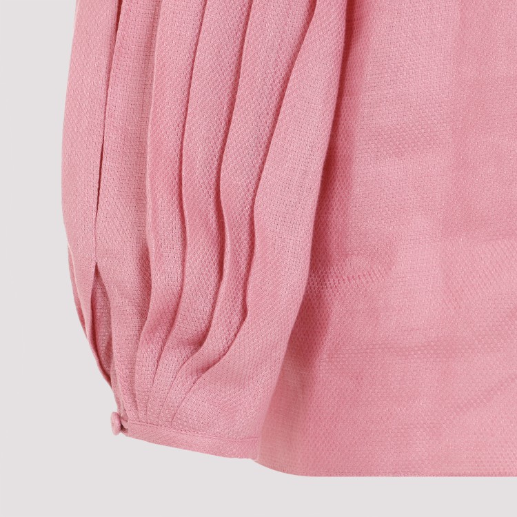 Gabriela Hearst Laetitia Blouse In Pink
