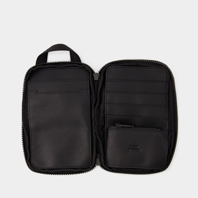A-cold-wall* Diamond Lanyard Crossbody - Nylon - Black In Black