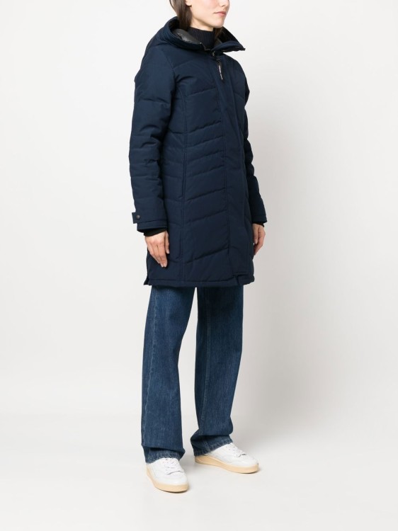 Shop Canada Goose Logo-patch Padded Down Coat In Black