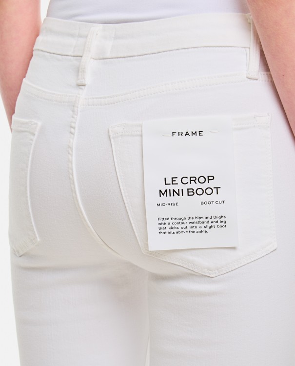 Frame Le Crop Mini Boot In White