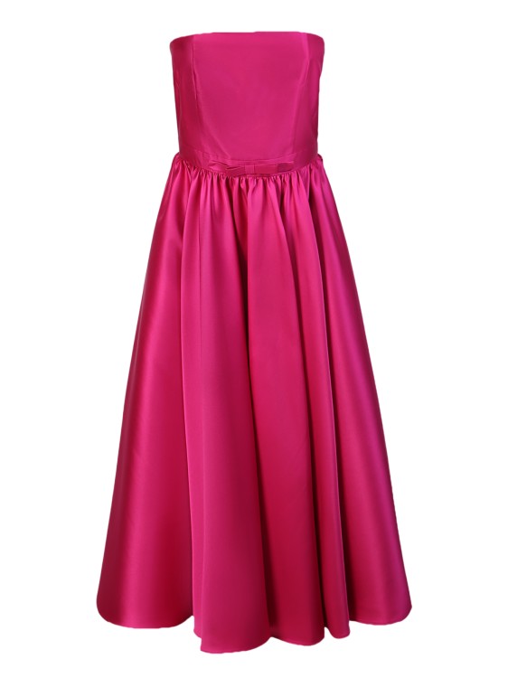 Shop Blanca Vita Fuxia Bustier Dress In Pink