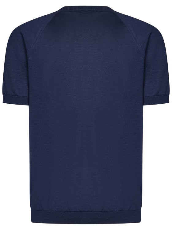 Shop Sease Navy Blue Knit T-shirt