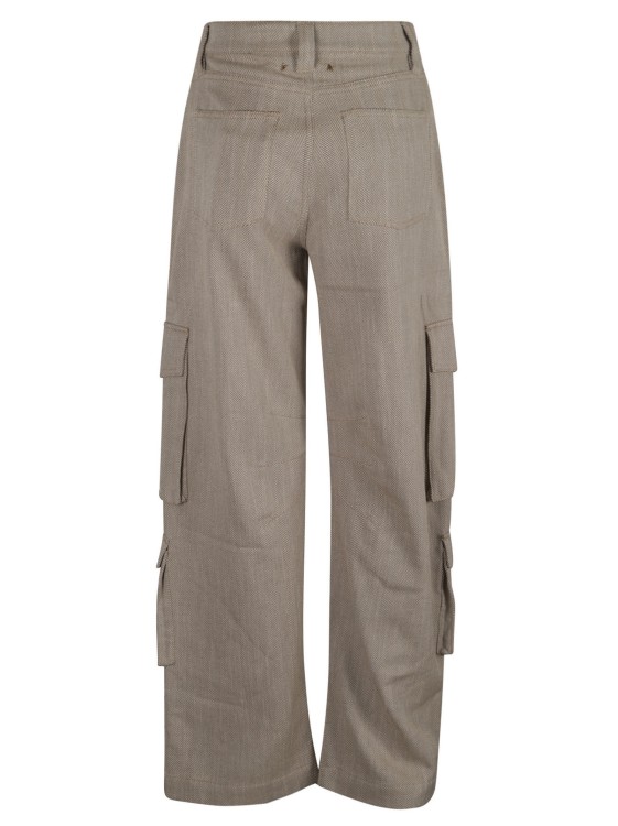 Shop Golden Goose Tappered Leg Trousers In Brown