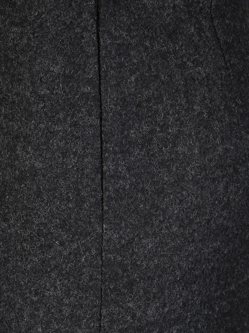 Victoria Beckham Padded Tube Detail Skirt In Black