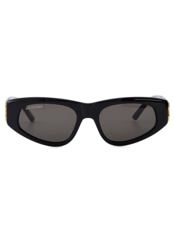 Balenciaga Bb0095s Sunglasses  - Black/gold/grey - Acetate
