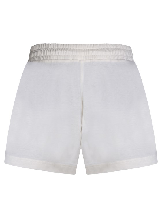 Shop Moncler Cotton Shorts By  In White