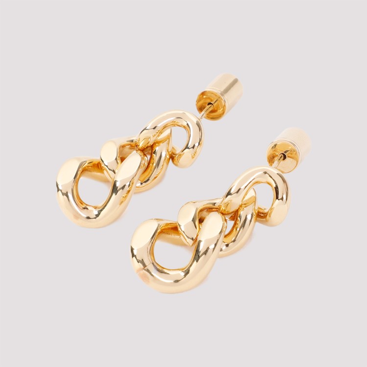 Shop Jil Sander Dw5 Gold Eco-brass Earrings In Not Applicable