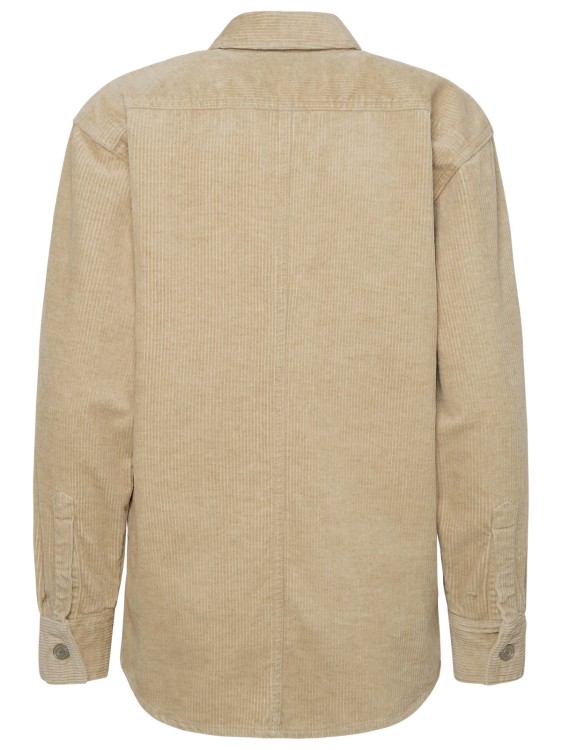 Shop Marc Jacobs (the) Beige Linen Blend Randal Shirt In Neutrals