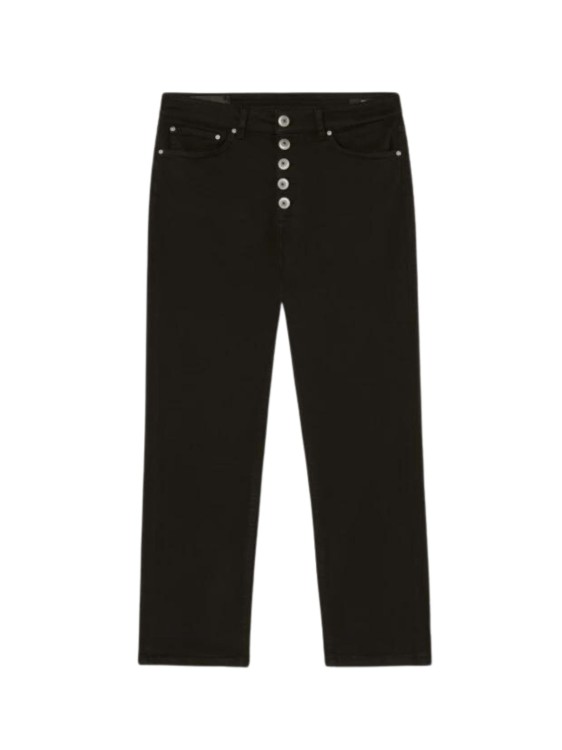 Dondup Black Fabric Jeans